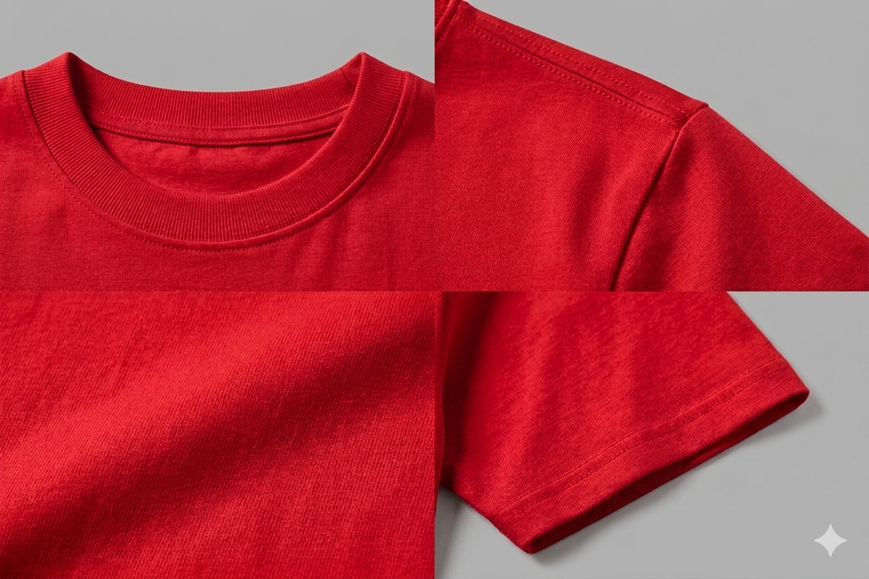 T-shirt à manches courte MC Vêtements Deep Red