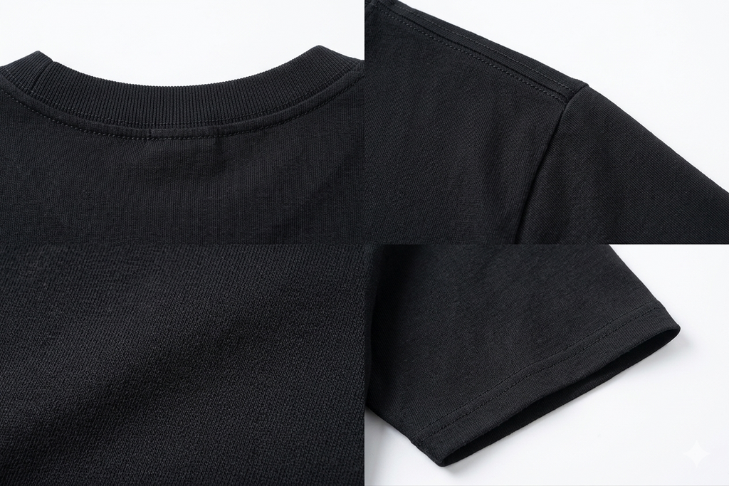 T-shirt à manche courte MC Vêtements Noir