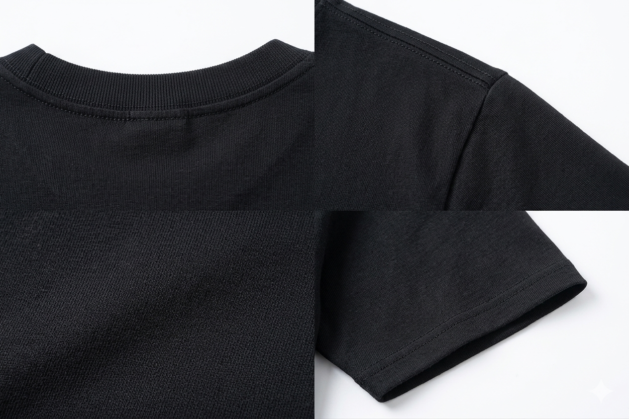 T-shirt à manche courte MC Vêtements Noir