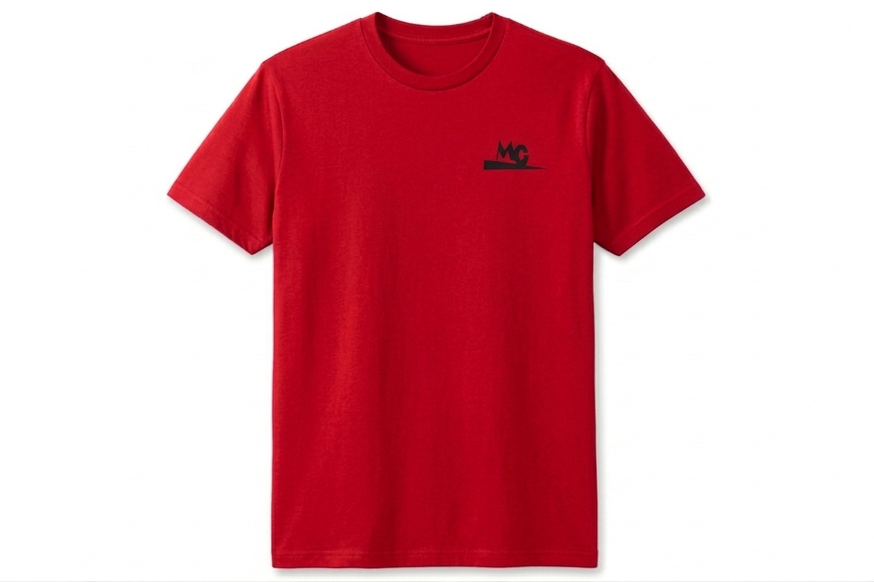 T-shirt à manches courte MC Vêtements Deep Red