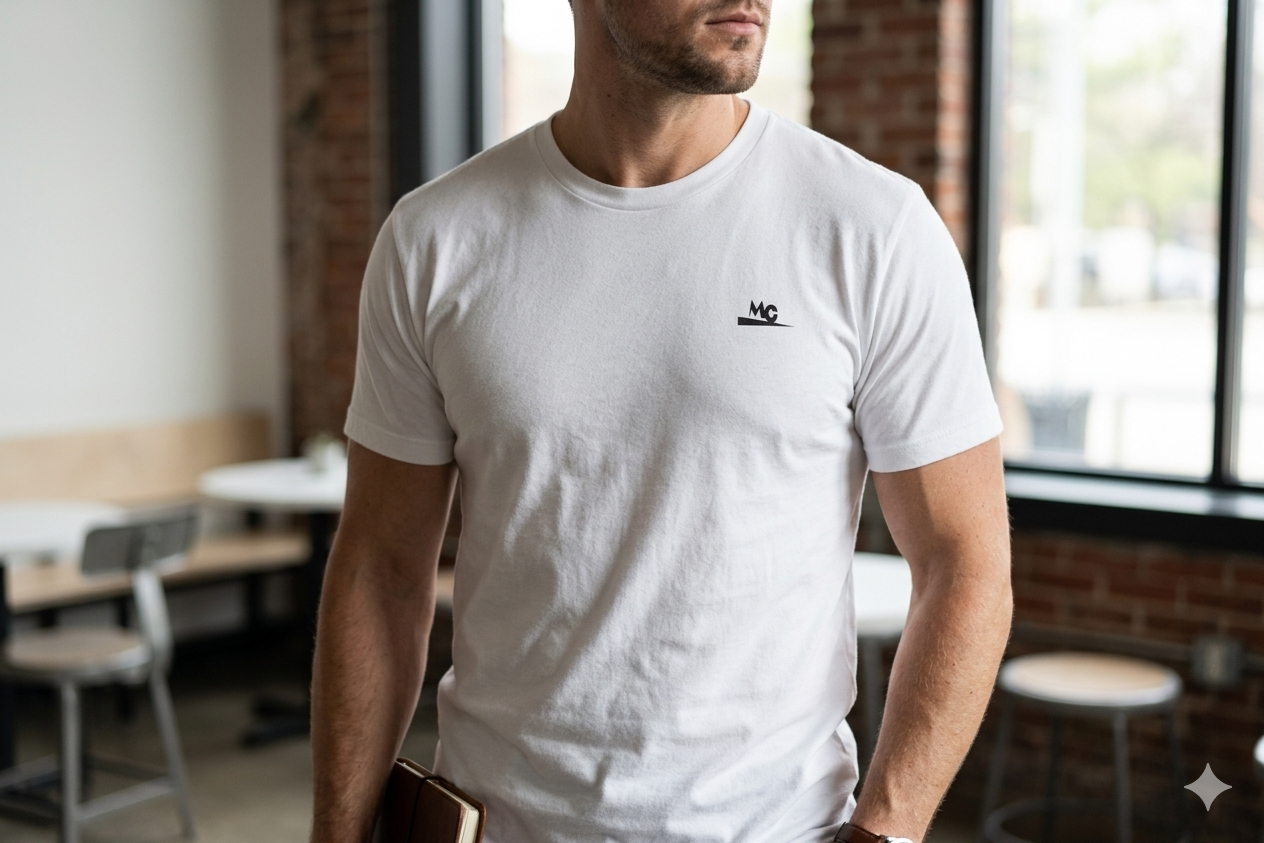 T-shirt à manches courte MC Vêtements Blanc