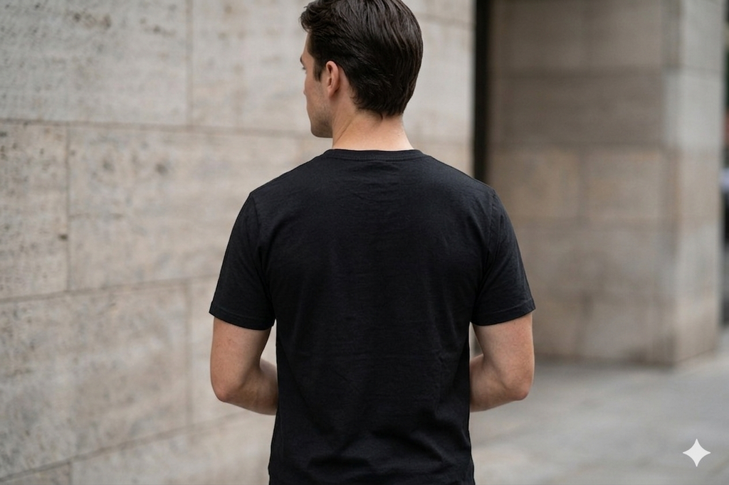 T-shirt à manche courte MC Vêtements Noir