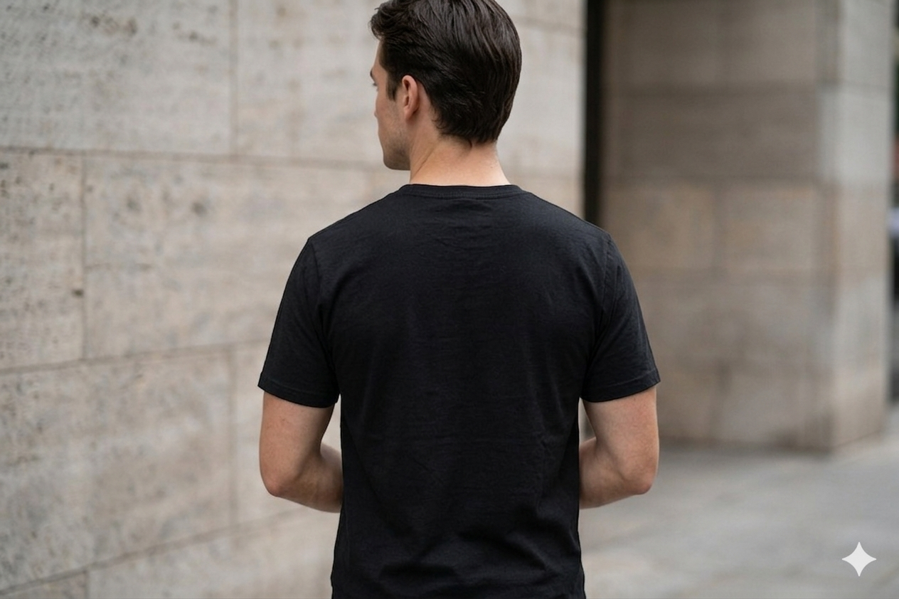 T-shirt à manche courte MC Vêtements Noir