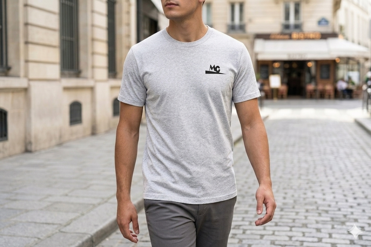 T-shirt à manches courte MC Vêtements Sport Gris