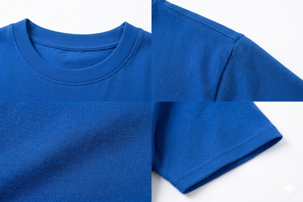 T-Shirt manches courte MC Vêtements Bleu Royal