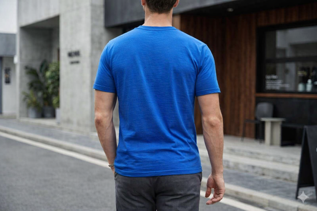 T-Shirt manches courte MC Vêtements Bleu Royal